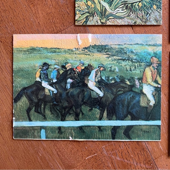 Vintage Miniature Art Prints Van Gogh Degas Picasso Four Classic Paintings - Picture 11 of 14